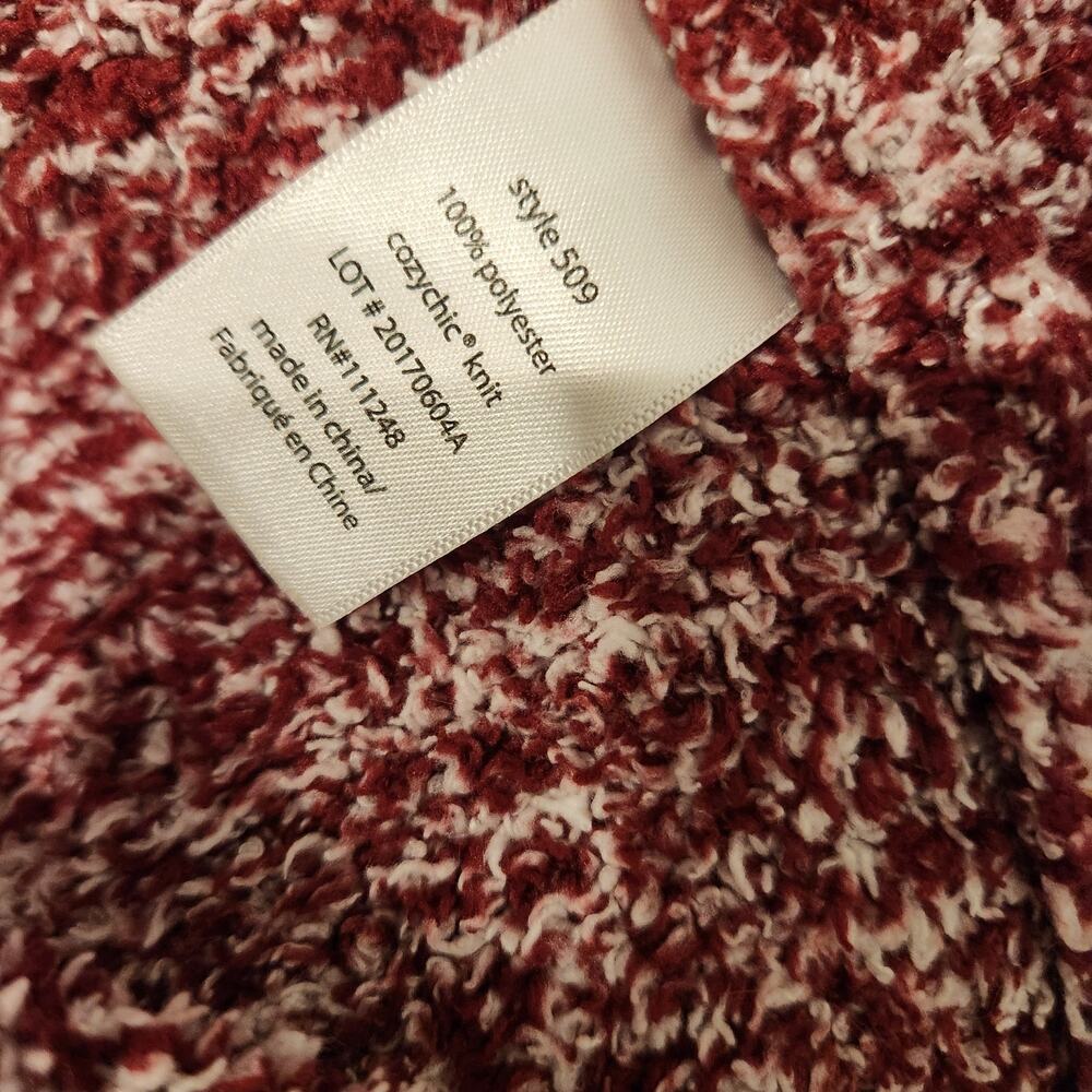 Barefoot Dreams Cozychic red robe size small - Picture 6 of 7